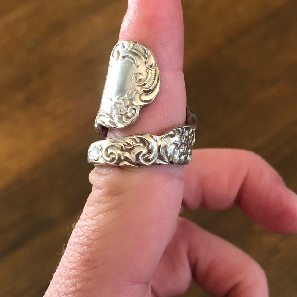 Silver Spoon Ring - image 3